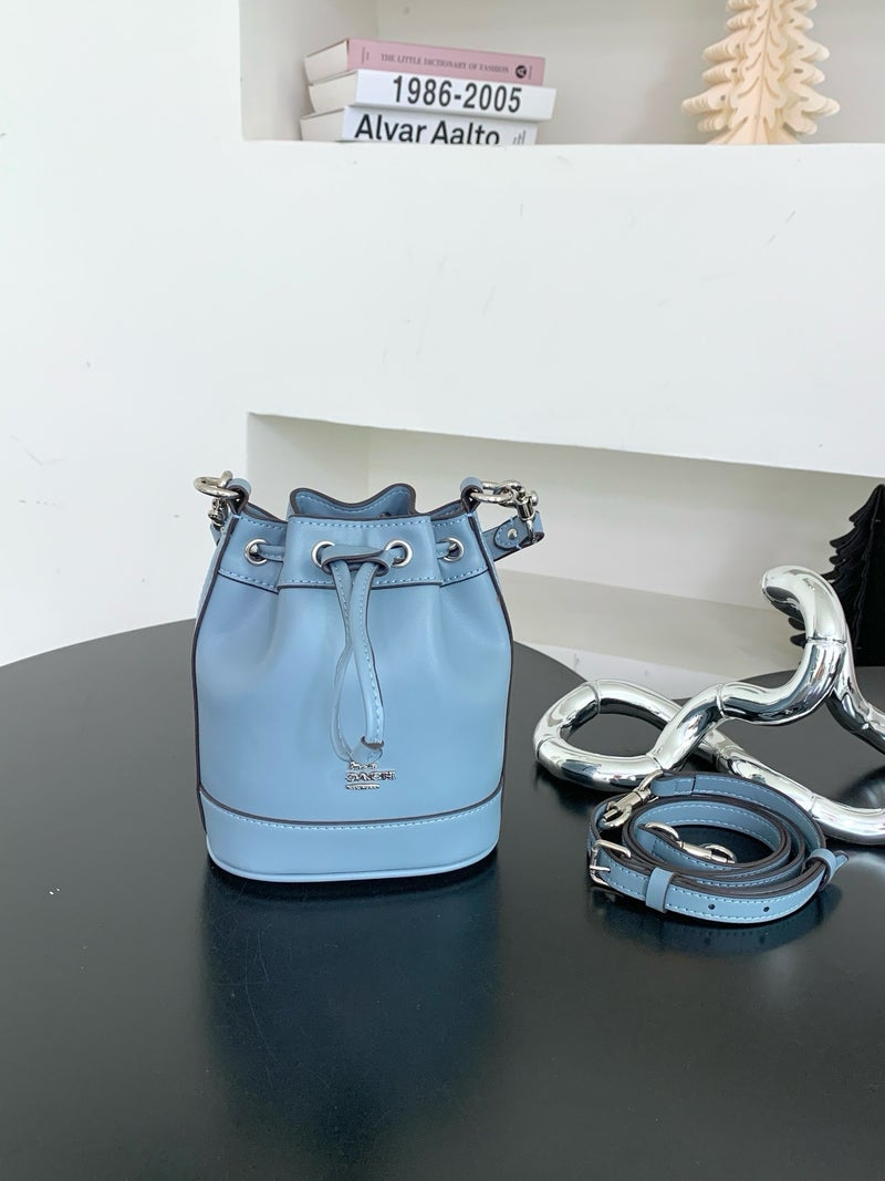 Women'S Bag Dempsey Drawstring Bucket Bag Classic Logo Handbag Old Flower Shoulder Crossbody Bag - Image 1