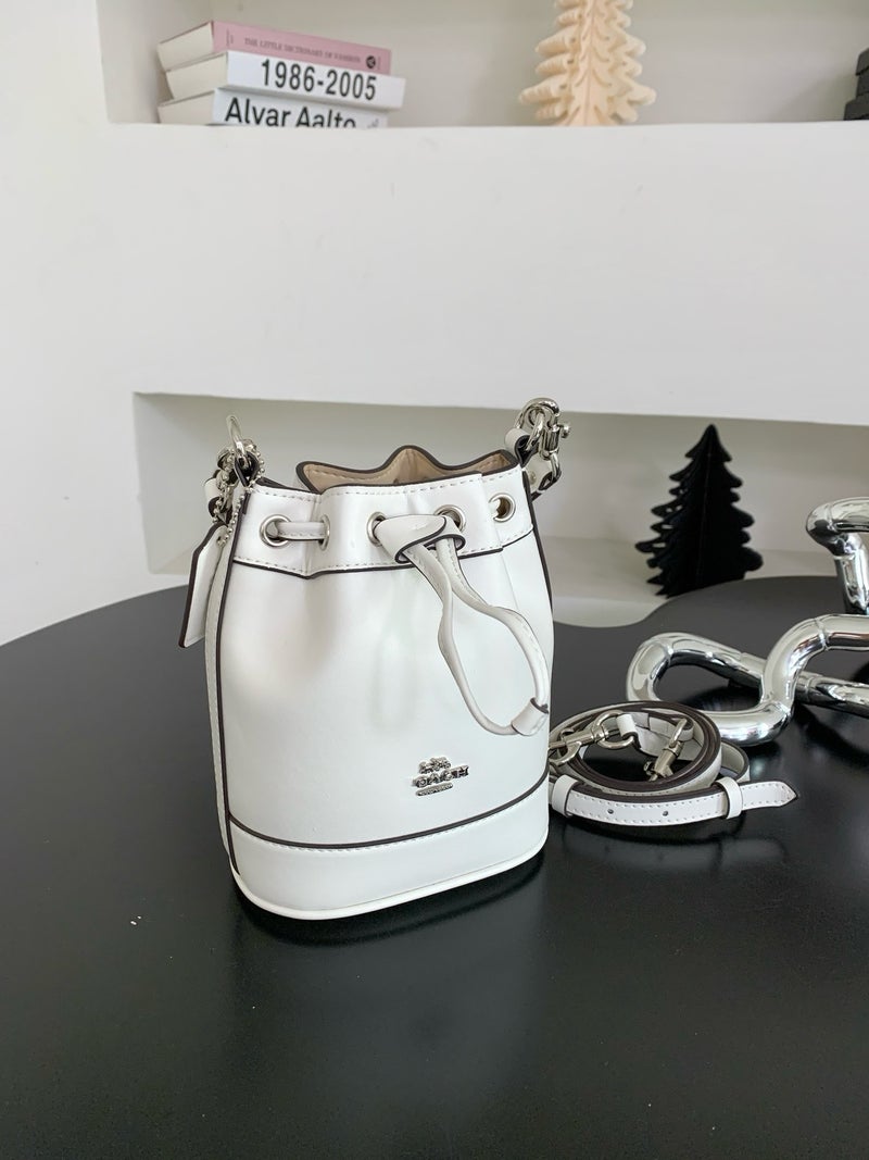 Women'S Bag Dempsey Drawstring Bucket Bag Classic Logo Handbag Old Flower Shoulder Crossbody Bag - Image 5