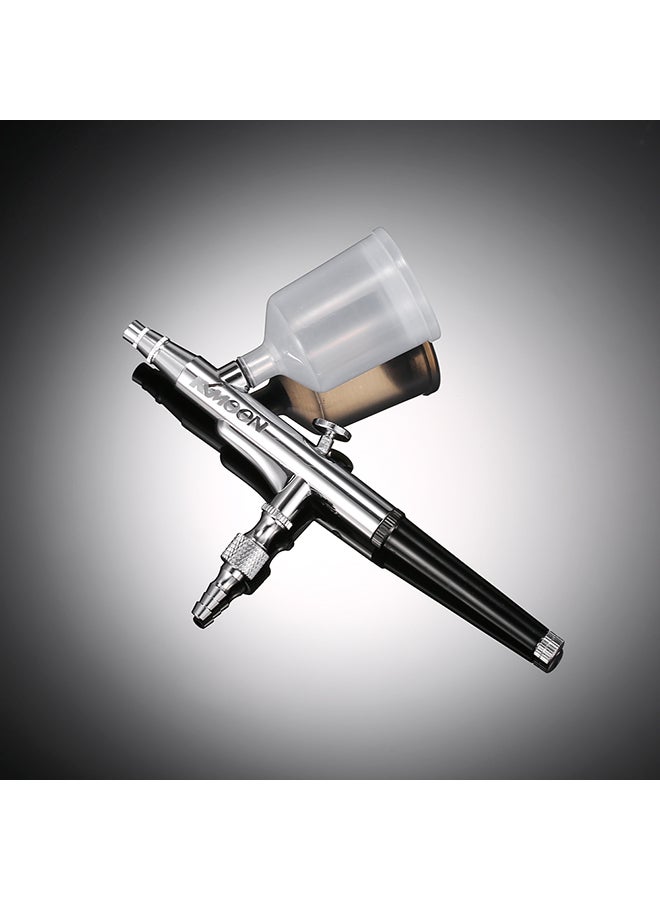 NIBEMINENT Professional Hot Sale Gravity Feed Double Action Paint Sprayer Silver 19x5x10centimeter - Image 5