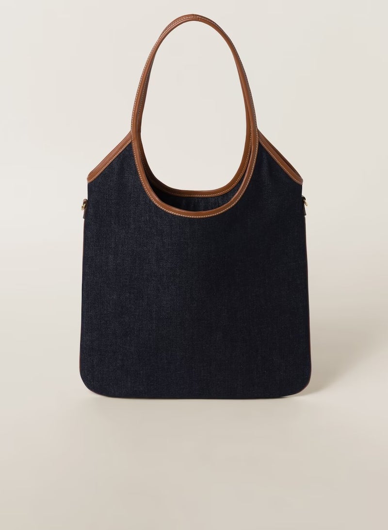 MIU Ivy canvas tote bag Shoulder  - Image 3