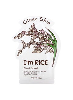 Tony Moly Tony Moly I'm Rice Clear Skin Beauty Mask Sheet 1 Sheet 0.74 oz (21 g) 