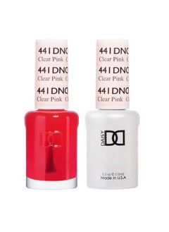 DAISY DND DND Gel Polish Set, Pink Collection, UV/LED Gel Polish and Air Dry Nail Lacquer, Matching Chip-Free Polish Duo, 441 Clear Pink, 0.5 Fl Oz  - Image 1