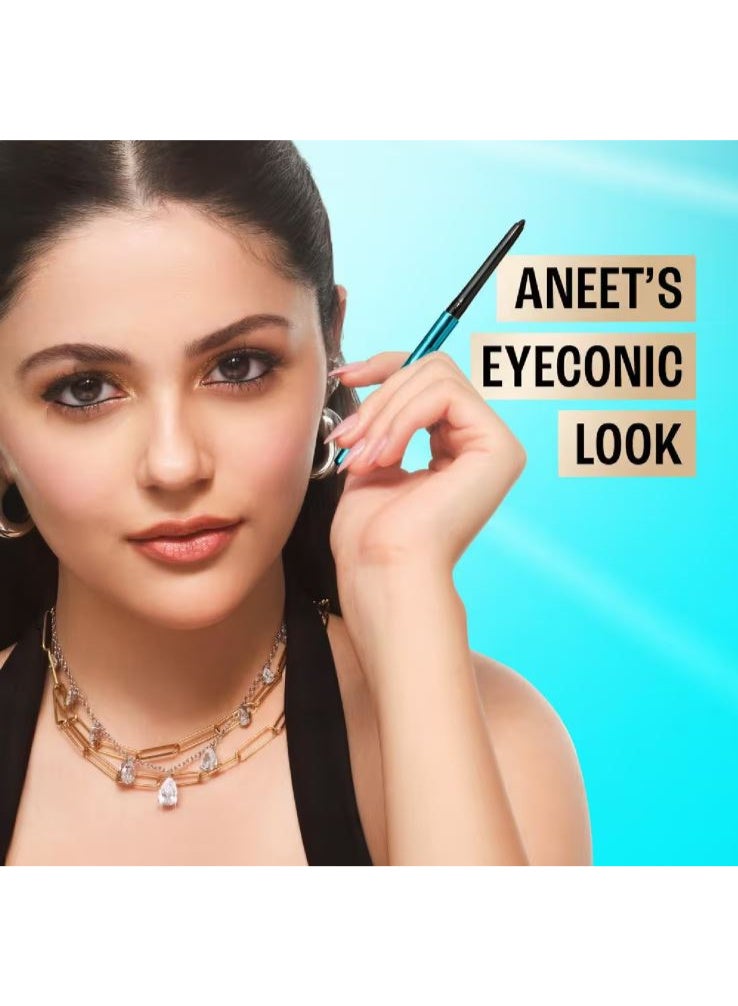 Lakme 9 to 5 Eyeconic Kajal - Deep Black -Twin Pack | Smudgeproof | Waterproof | Lasts Upto 24 Hrs - Image 4