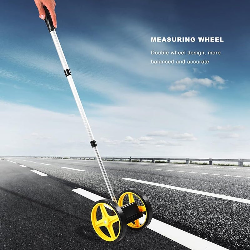 Two Wheel Distance Measuring Wheel High Precision Ergonomic 9999 M - Image 4