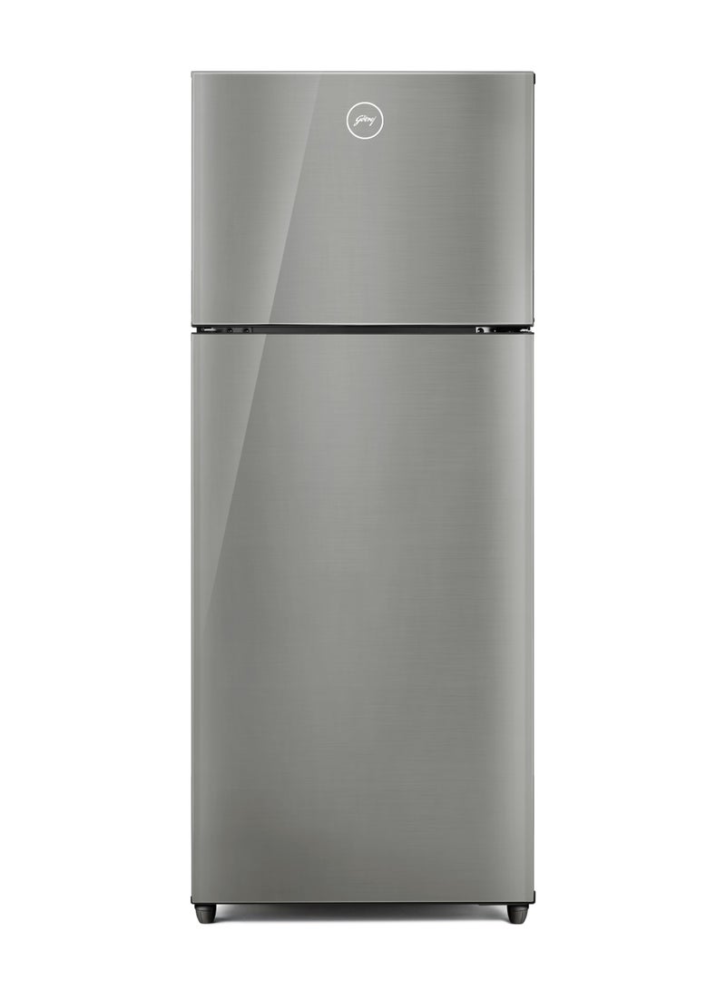 Godrej 234 Ltr Gross / 216 Ltr Net Capacity Frost Free Nano Shield Technology Inverter Double Door Refrigerator (GFE250F ST GL) RT GFE250F ST GL Steel Glow - Image 1