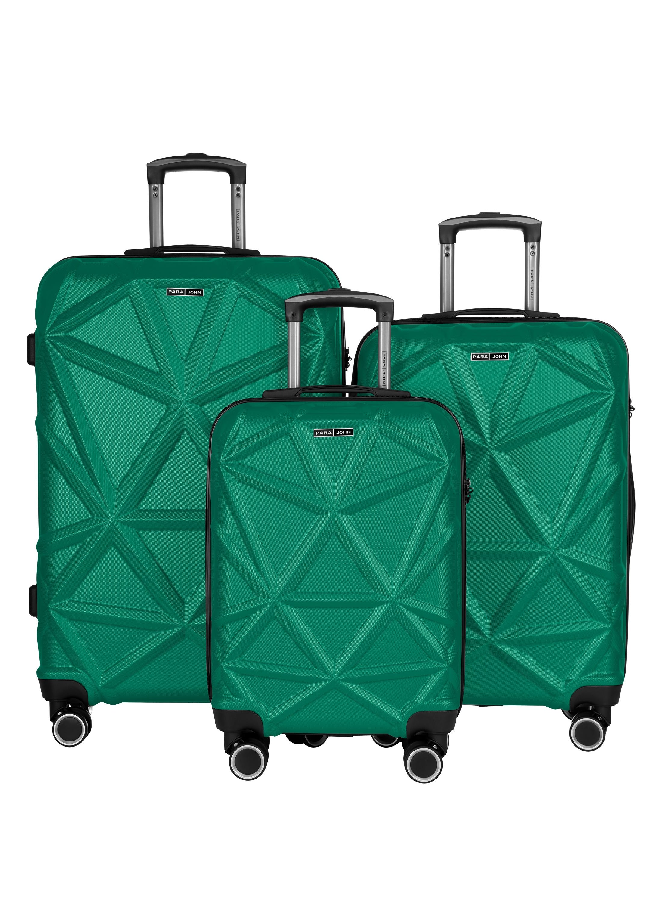 3 Piece Hard Side ABS Luggage Trolley Set 