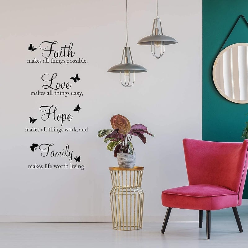BPA Inspirational Vinyl Wall Quotes Stickers - Image 2
