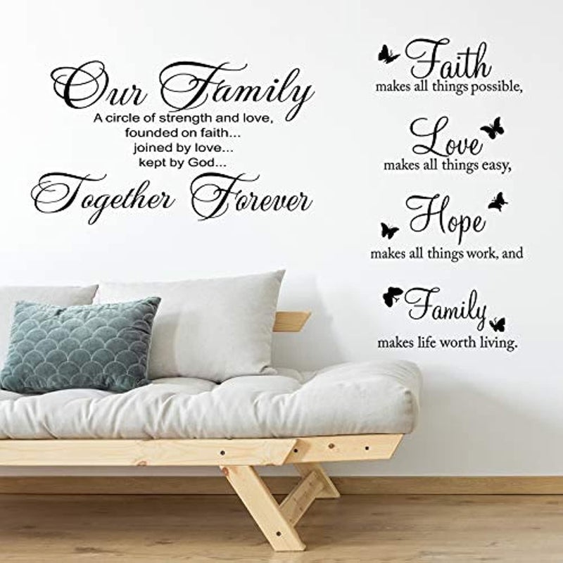 BPA Inspirational Vinyl Wall Quotes Stickers - Image 1