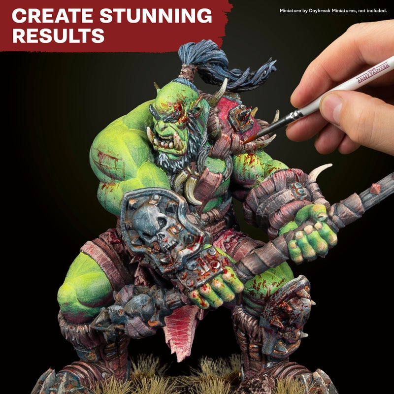 The Army Painter, Warpaints Fanatic Flexible Triad: Black & Greys, 6 x 18 ml acrylic paints - Miniature quality hobby paint for Dungeons and Dragons (DnD) & Warhammer Miniatures - Image 5