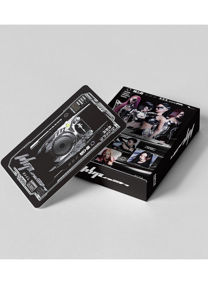 K-POP 55pcs AESPA Whiplash LOMO Cards AESPA Mini PhotoCards Collectors FAN merchandise 2025 Poster Postcard - Image 4