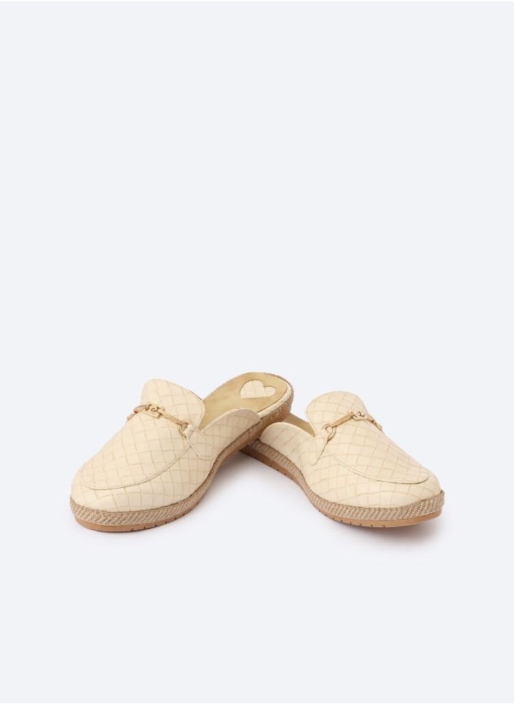 زهوة Slipper Circled  Accessories Leather Flat  - Image 2