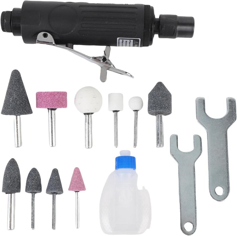 LiebeWH Air Die Grinder Kit Pneumatic Straight Tool 25000 1/4 Inch with Grinding Heads for Cutting Polishing Metal Automotive DIY - Image 2