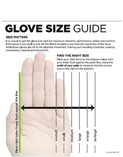 SHOWA NSK 26 Full Arm Biodegradable Nitrile Chemical Resistant Safety Glove with Cotton/Poly Liner, Food Safe, 26" Length, Large (12 Pair) - Image 5