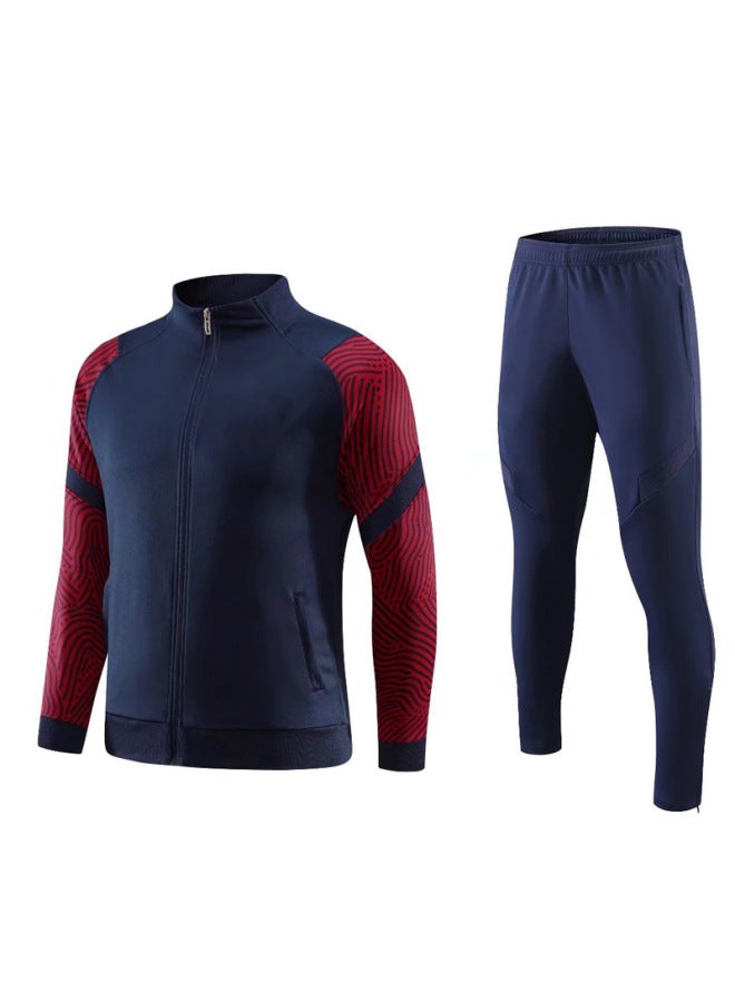 Light Board Football Training Suit Men's Long-sleeved Winter Game Team Uniform Children's Jersey Appearance Uniform Football Uniform Printed