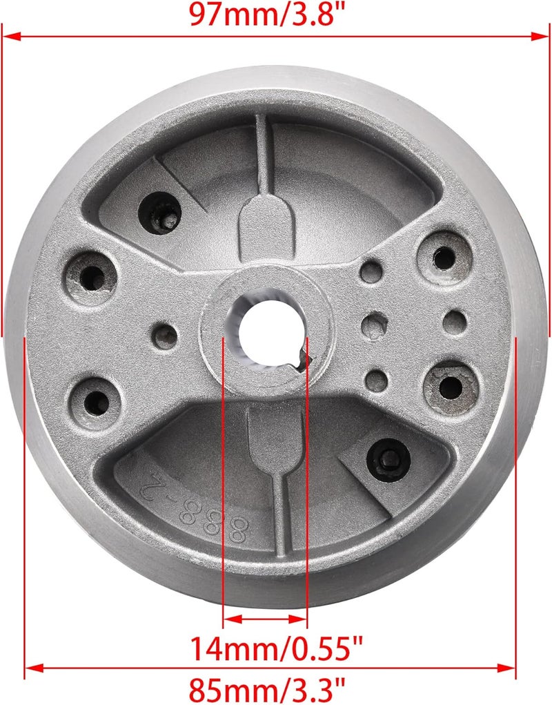 WOOSTAR Flywheel Replacement for 2 Stroke Mini Bikes - Image 2