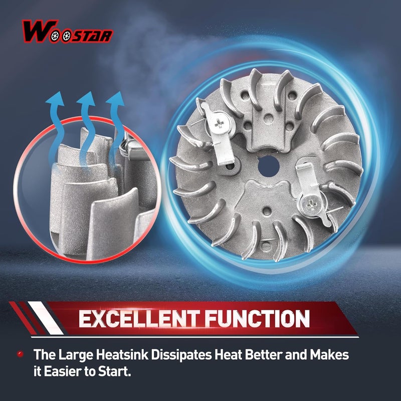 WOOSTAR Flywheel Replacement for 2 Stroke Mini Bikes - Image 5
