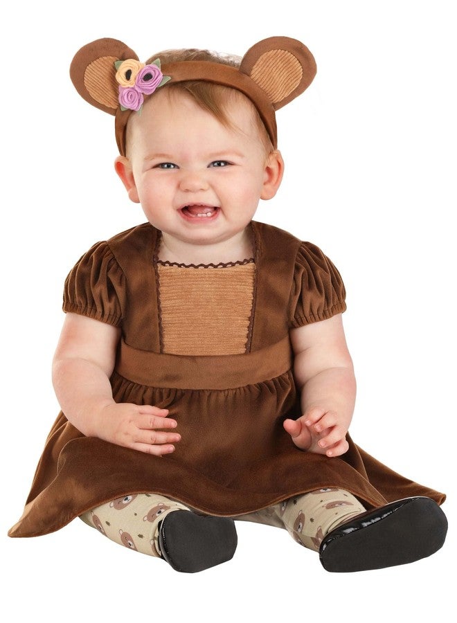 Fun Costumes Baby Woodsy Bear Costume - 6/9 Months - Brown - Image 1