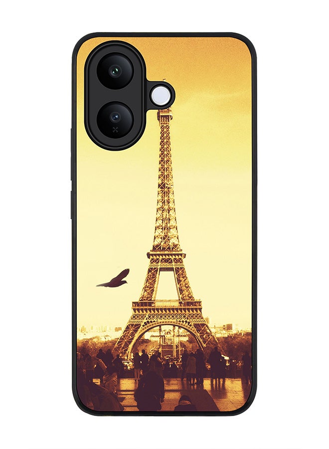 For vivo V60 Lite 5G / V60 Lite 4G Case,Slim fit Camera Protection, Shockproof Thin Phone cover  - Paris - Eiffel Tower