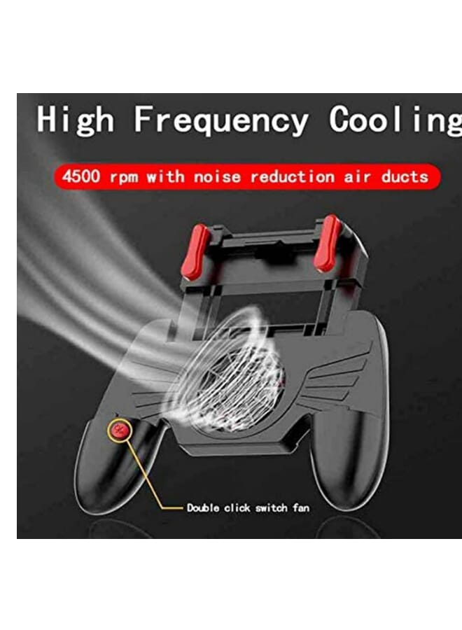 Mobile Game Controller, Gamepad Triggers with Cooling Fan - Image 2