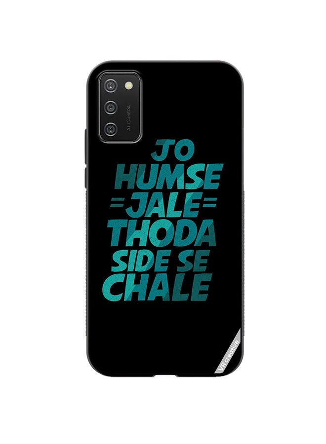 VR CREATIVE Protective Case Cover For Samsung Galaxy A02s Jo Humse Jale Design Multicolour - Image 1