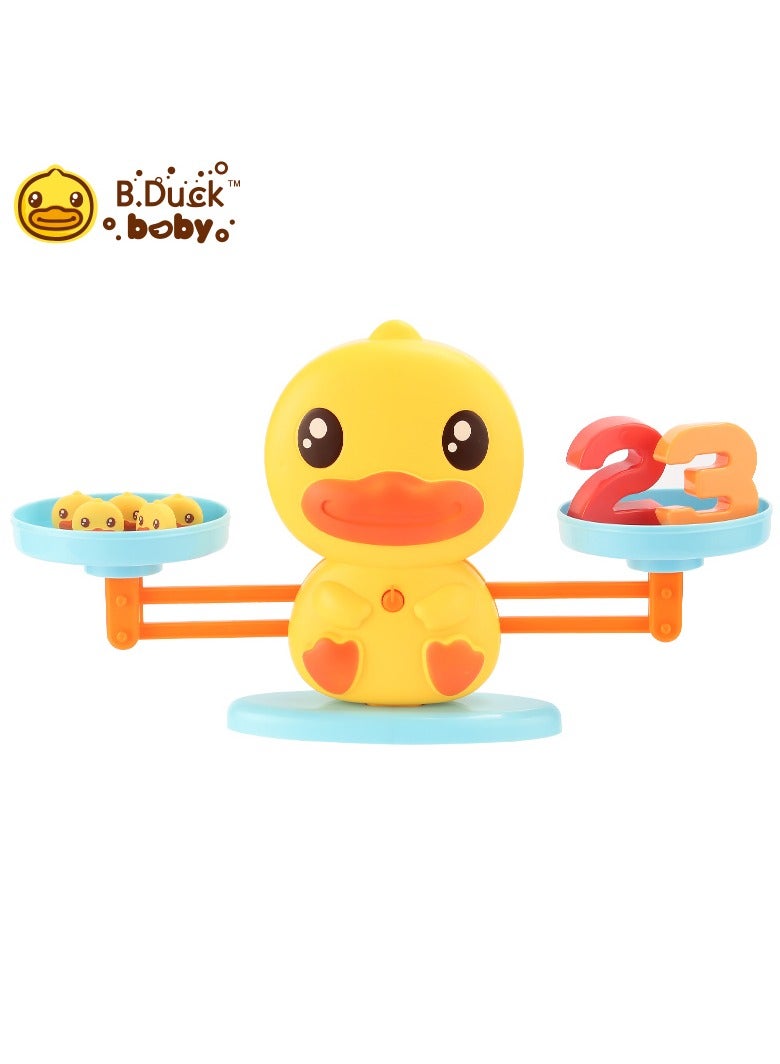 B.Duck Baby Counting Learning Toy, Weighing Scale Cool Math Games & Balance Measuring STEM Toy for Kids 2024  - Image 5