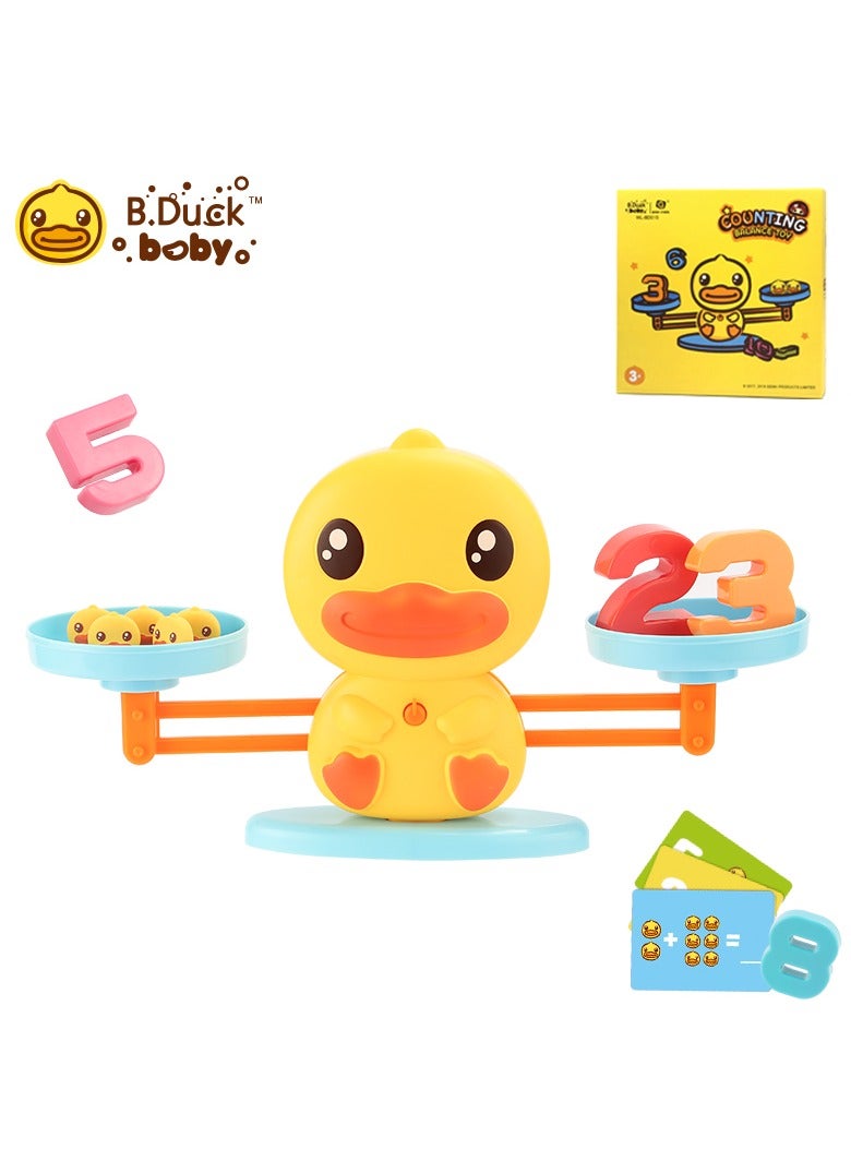 B.Duck Baby Counting Learning Toy, Weighing Scale Cool Math Games & Balance Measuring STEM Toy for Kids 2024  - Image 4