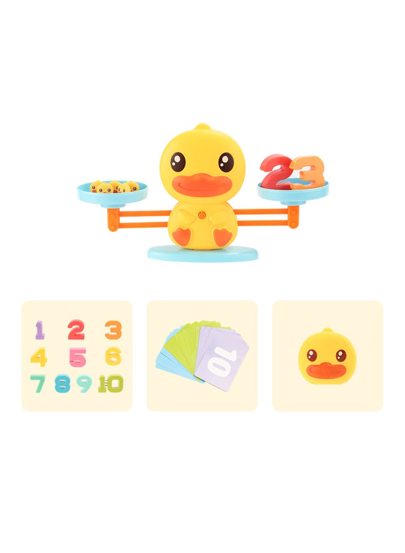 B.Duck Baby Counting Learning Toy, Weighing Scale Cool Math Games & Balance Measuring STEM Toy for Kids 2024  - Image 1