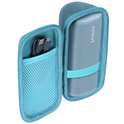 Lebakort Hard Case Compatible with Sonos Roam 2 Sonos RoamSonos Roam SL Portable Waterproof Speaker Blue Case - Image 3