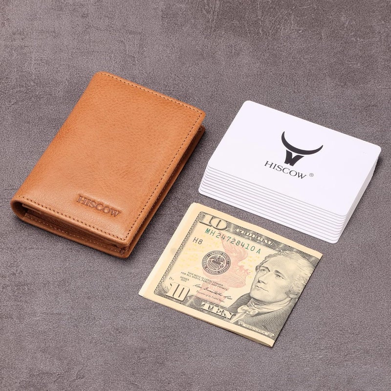 HISCOW Leather Business Card Case Holder for Men & Women, Italian Calfskin - Image 3