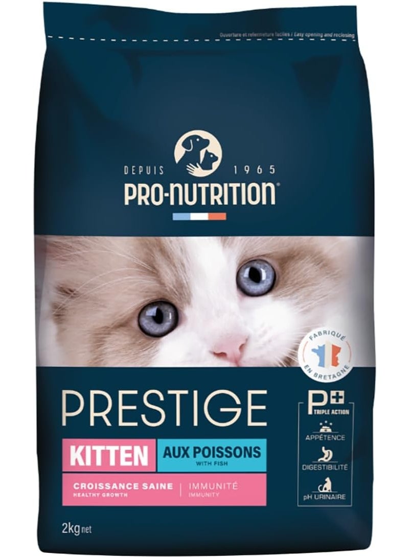 Pro-nUTRITIOn Pro nutrition Prestige Kitten With Fish 2Kg - Image 1