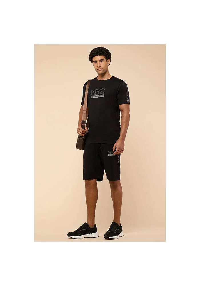 أر أند بي Printed Shorts with Drawstring Waist
