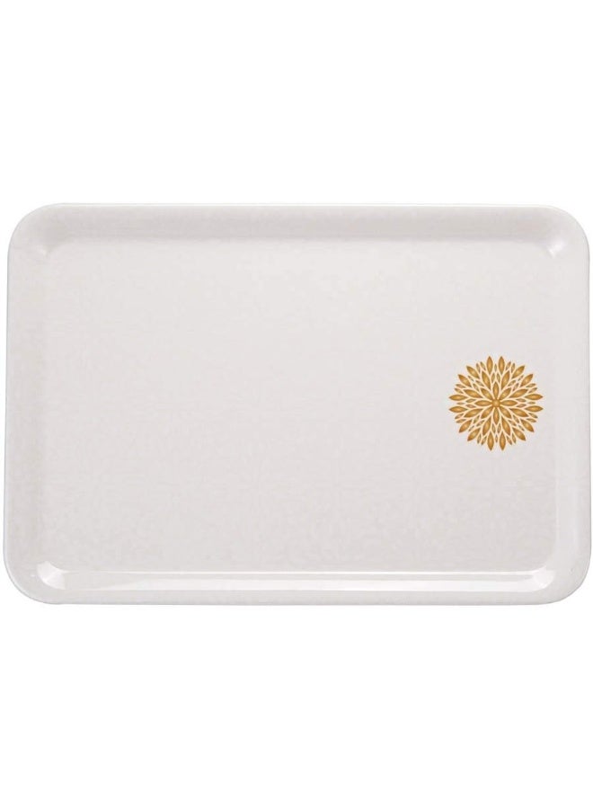 Servewell Servewell Melamine Tray Golden Leaves Large 35 cm  - Image 1