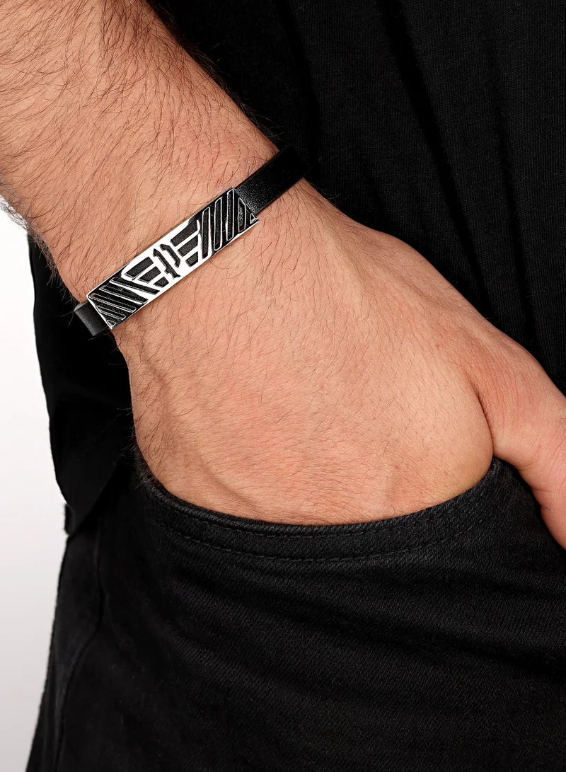 بوليس Police Black Bracelet for Men