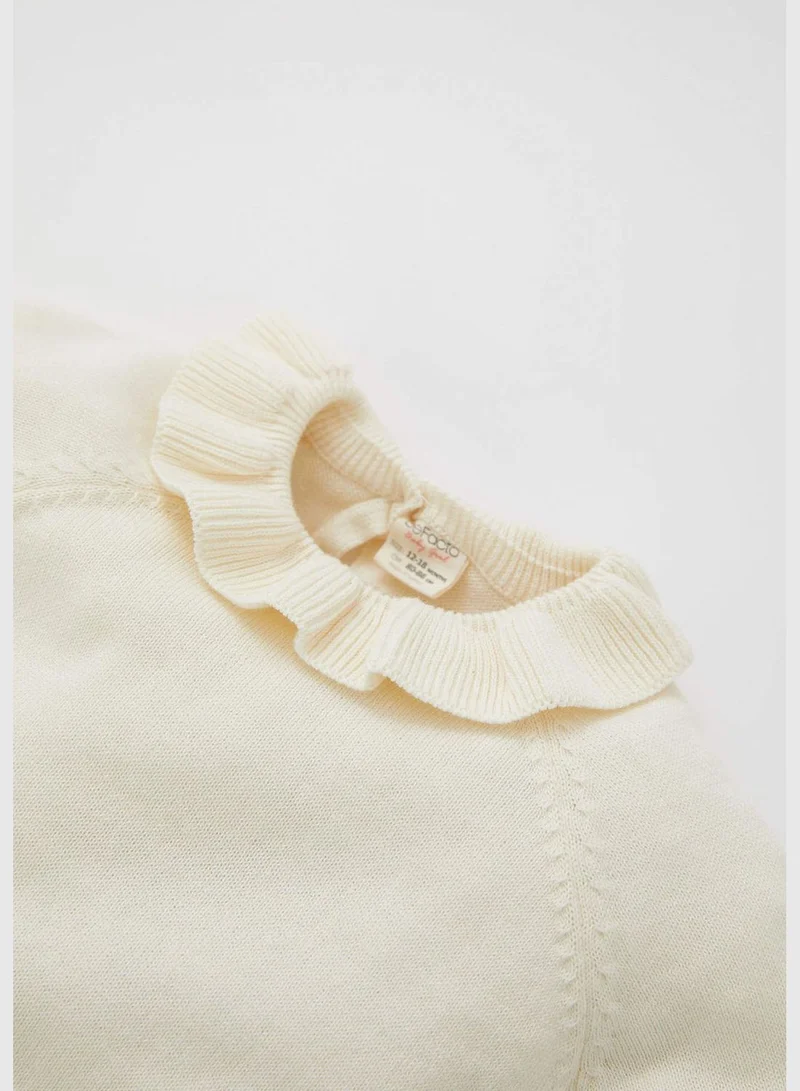DeFacto BabyGirl Regular Fit Long Sleeve Tricot Pullover