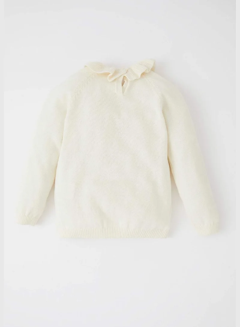 DeFacto BabyGirl Regular Fit Long Sleeve Tricot Pullover