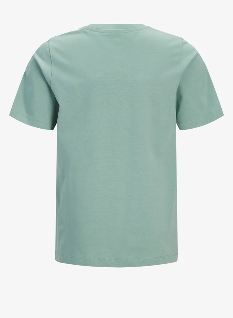 جاك وجونز جونيور تيشيرت جيكورب للأطفال بياقة دائرية وشعار