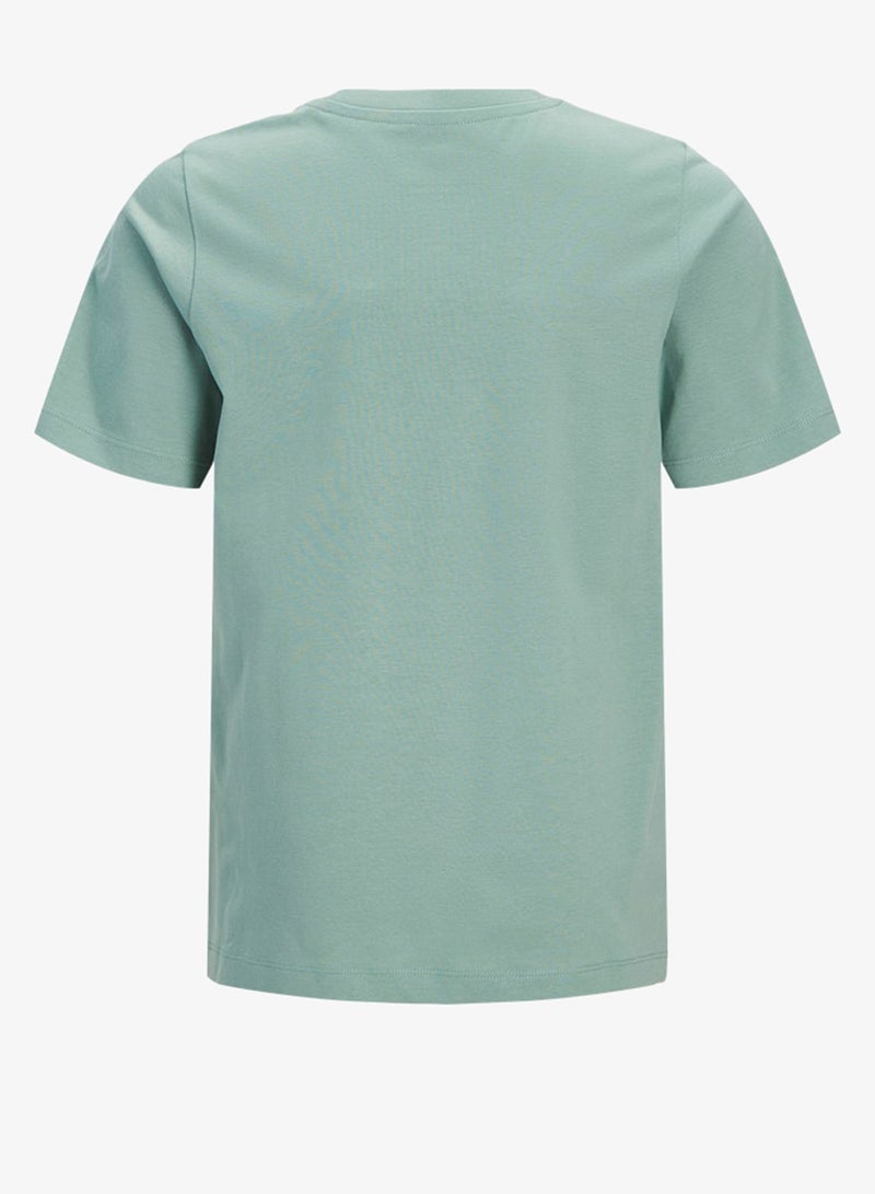 Jack & Jones Junior Kids Jjecorp Logo Crew Neck T-Shirt - Image 2