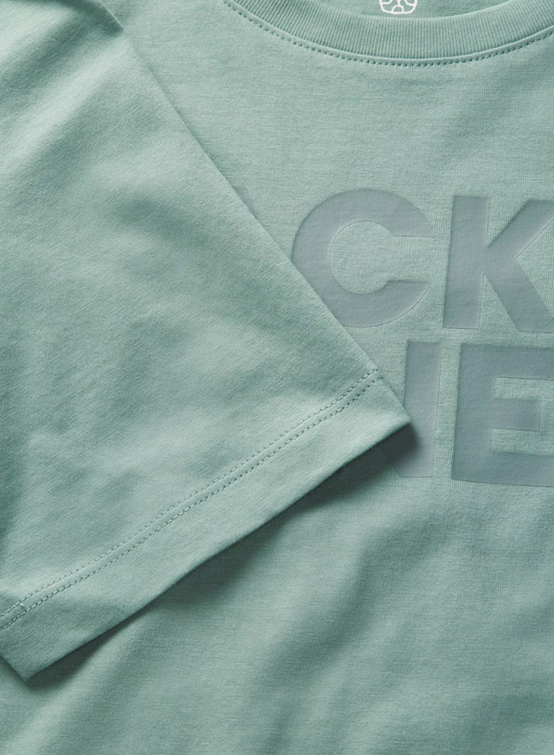 Jack & Jones Junior Kids Jjecorp Logo Crew Neck T-Shirt - Image 4