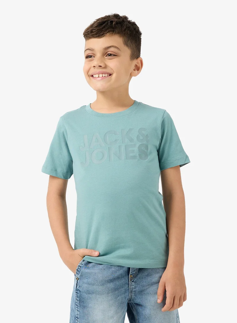 Jack & Jones Junior Kids Jjecorp Logo Crew Neck T-Shirt
