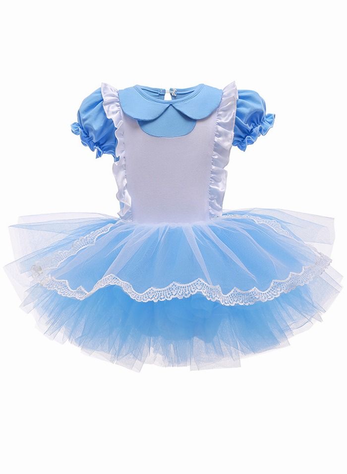 Alice in Wonderland Alice Princess Dress Cosplay Ballet Tutu Dress Fancy Cosplay Halloween Costume Daily clothing Outfit Dancewear for Toddler Little Girls Up Birthday Party Outfits - Image 1