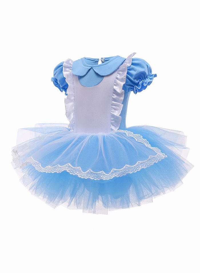Alice in Wonderland Alice Princess Dress Cosplay Ballet Tutu Dress Fancy Cosplay Halloween Costume Daily clothing Outfit Dancewear for Toddler Little Girls Up Birthday Party Outfits - Image 2