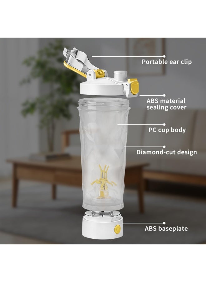 Arabest Premium Electric Protein Shaker Bottle, Made with Tritan - BPA Free - 24 oz Vortex Portable Mixer Cup/USB Rechargeable Shaker Cups for Protein Shakes, FDA Approved - Image 4