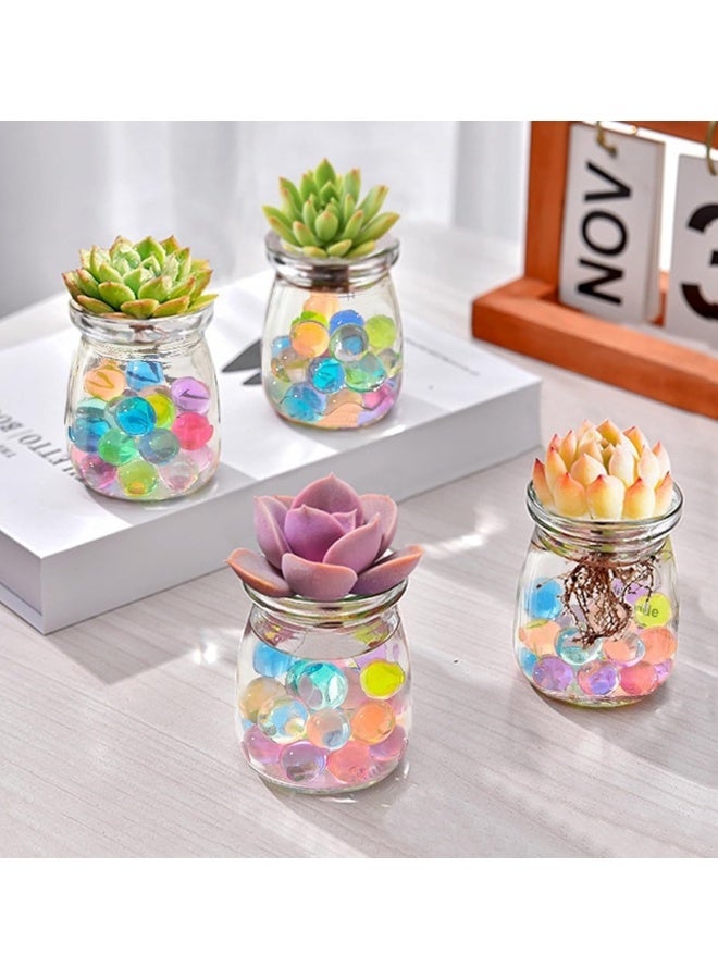 سوبرسو 50000 خرزة كريستالية من جل التربة المائية لتخفيف التوتر، قطع مركزية لحفلات الزفاف والمناسبات، حشو مزهرية من أحجار هلامية مائية لرش الجل وديكور المنزل (متعدد الألوان) - Image 5