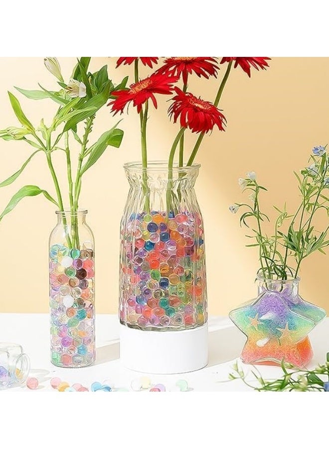 سوبرسو 50000 خرزة كريستالية من جل التربة المائية لتخفيف التوتر، قطع مركزية لحفلات الزفاف والمناسبات، حشو مزهرية من أحجار هلامية مائية لرش الجل وديكور المنزل (متعدد الألوان) - Image 4