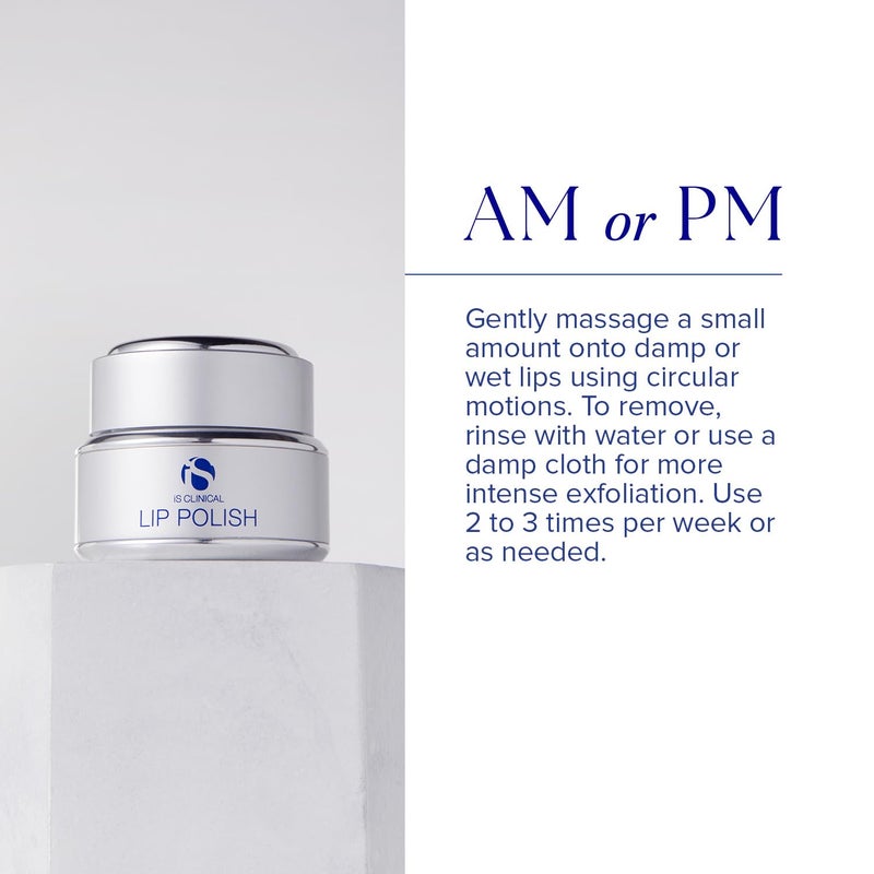 iS CLINICAL Lip Polish, Gentle Lip Scrub; Lip Exfoliator - Image 5