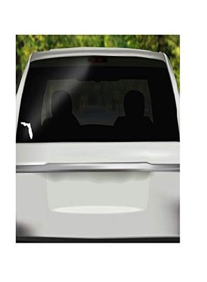 Foxtail Decals ملصق فينيل فلوريدا | أبيض | صنع في الولايات المتحدة الأمريكية بواسطة فوكستيل ديكالز | مناسب لنوافذ السيارات، والأجهزة اللوحية، وأجهزة الكمبيوتر المحمولة، وزجاجات المياه، وغيرها | 4.5 × 3.9 بوصة - Image 5