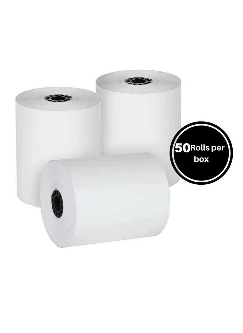 Beone POS receipt roll 80x70mm thermal roll paper 50 roll  - Image 2
