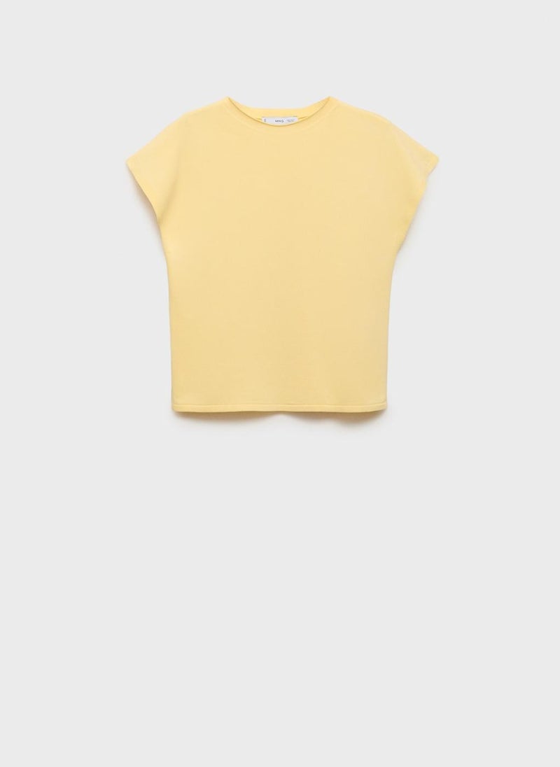 MANGO Short Sleeve Sweater  - Image 5