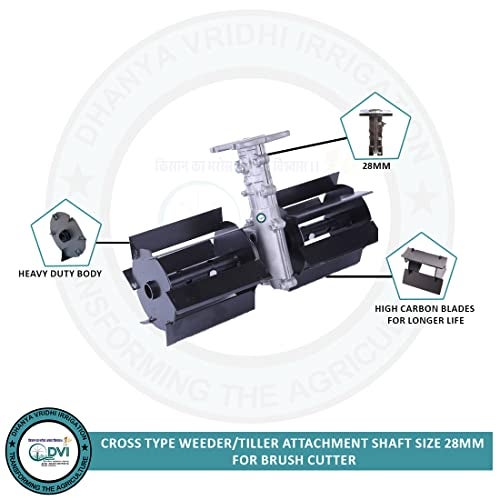DVI Rotary Weeder Attachment Suitable for Any Type of Brush Cutter(Backpack/SIDEPACK) 9 Teeth SPILINE (for 28MM SPILINE Shaft) - Image 5