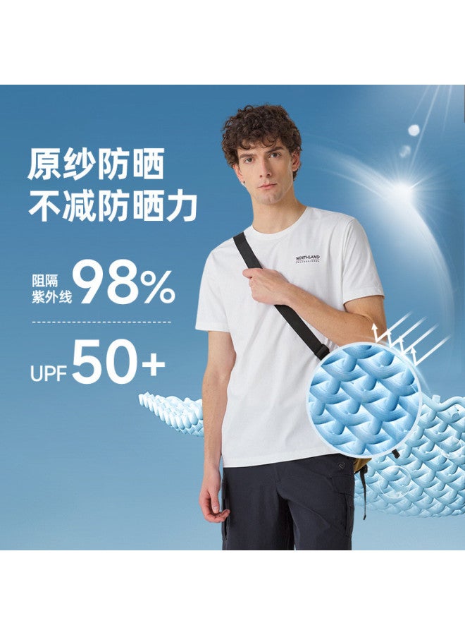 NorthLand Men's Quick-dry Round Neck Short Sleeve T-shirt - Breathable, Anti-bacterial & Uv Protection Sports Top For Rock Climbing - Image 3